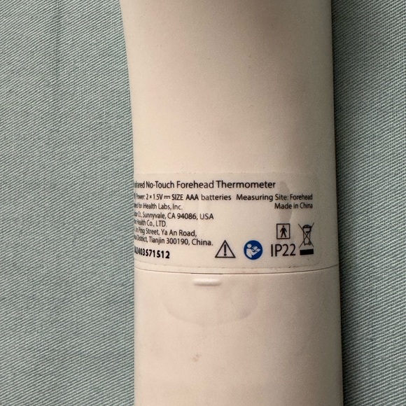 iHealth No-Touch Forehead Thermometer. Model: PT3. Used - Picture 5 of 6